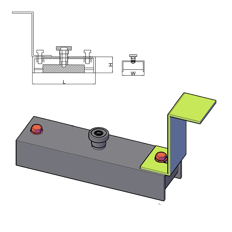 Aimant de volet avec adaptateur